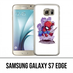 Custodia edge Samsung Galaxy S7 - Cartoon Spiderman