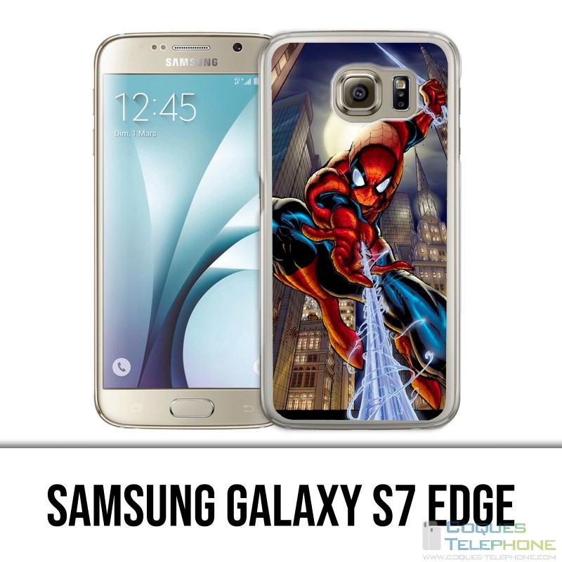 Coque Samsung Galaxy S7 EDGE - Spiderman Comics