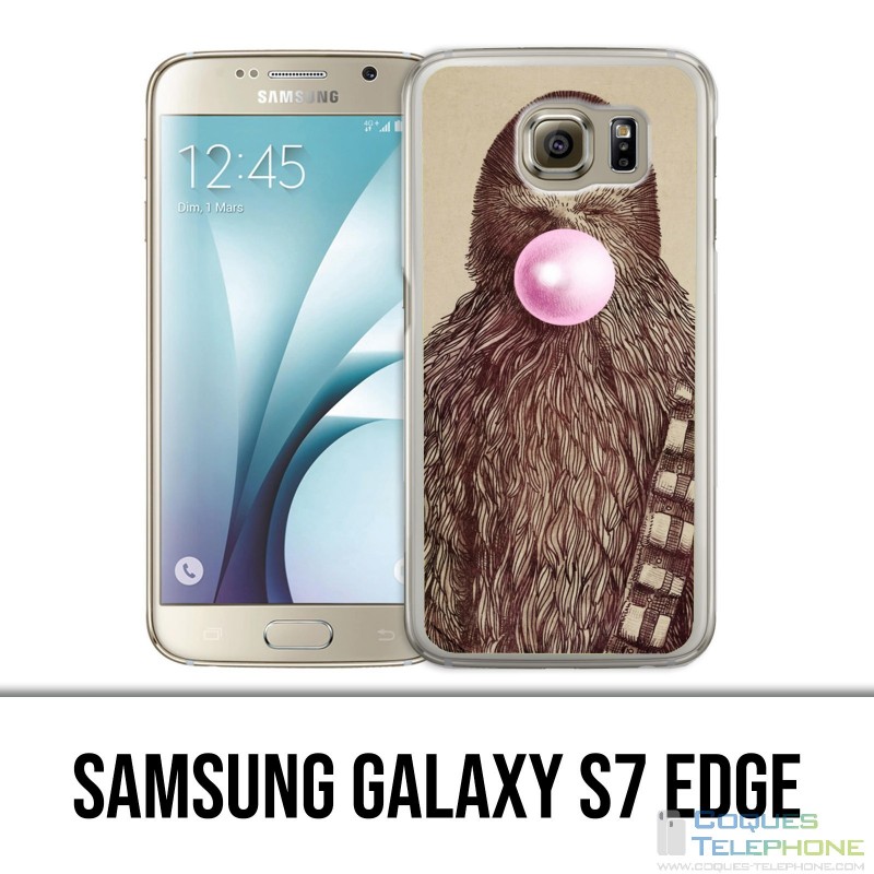 Samsung Galaxy S7 Edge Hülle - Star Wars Chewbacca Kaugummi