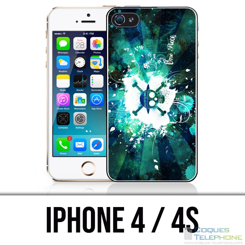 Funda iPhone 4 / 4S - One Piece Neon Green