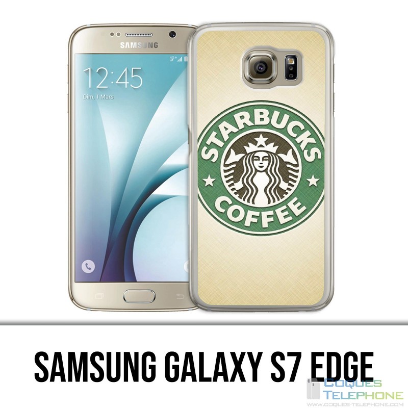 Carcasa Samsung Galaxy S7 Edge - Logotipo de Starbucks