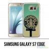 Samsung Galaxy S7 Edge Hülle - Starbucks Vintage