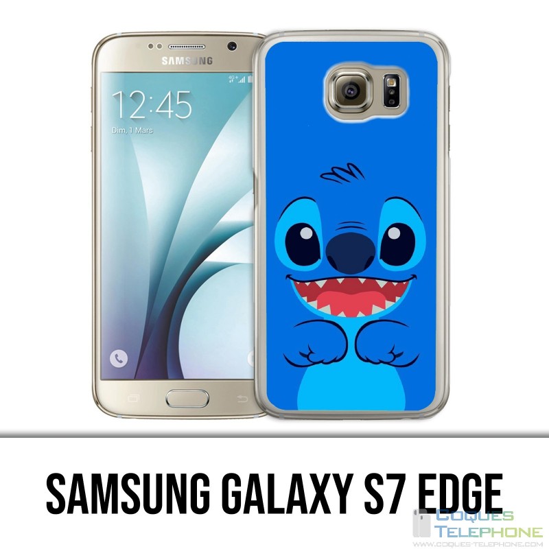 Samsung Galaxy S7 edge case - Blue Stitch