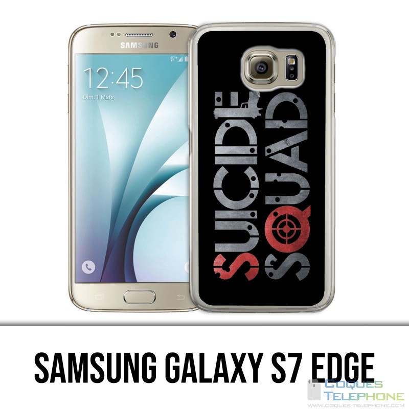 Coque Samsung Galaxy S7 EDGE - Suicide Squad Logo