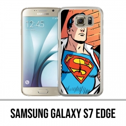 Coque Samsung Galaxy S7 EDGE - Superman Comics