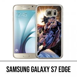 Coque Samsung Galaxy S7 EDGE - Superman Wonderwoman