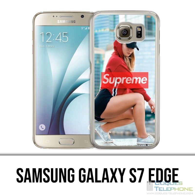 Custodia per Samsung Galaxy S7 Edge - Supreme Girl Back