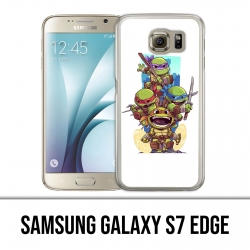 Samsung Galaxy S7 Edge Hülle - Cartoon Ninja Turtles