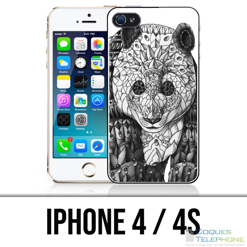 IPhone 4 / 4S Case - Panda Azteque