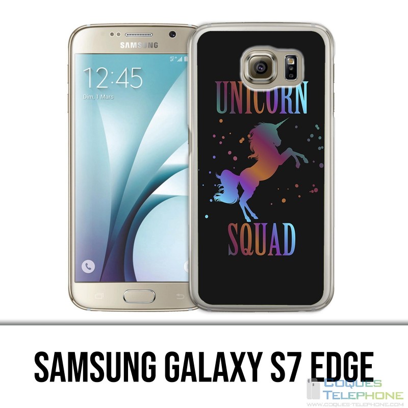Samsung Galaxy S7 Edge Hülle - Unicorn Squad Unicorn