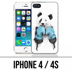 Coque iPhone 4 / 4S - Panda Boxe