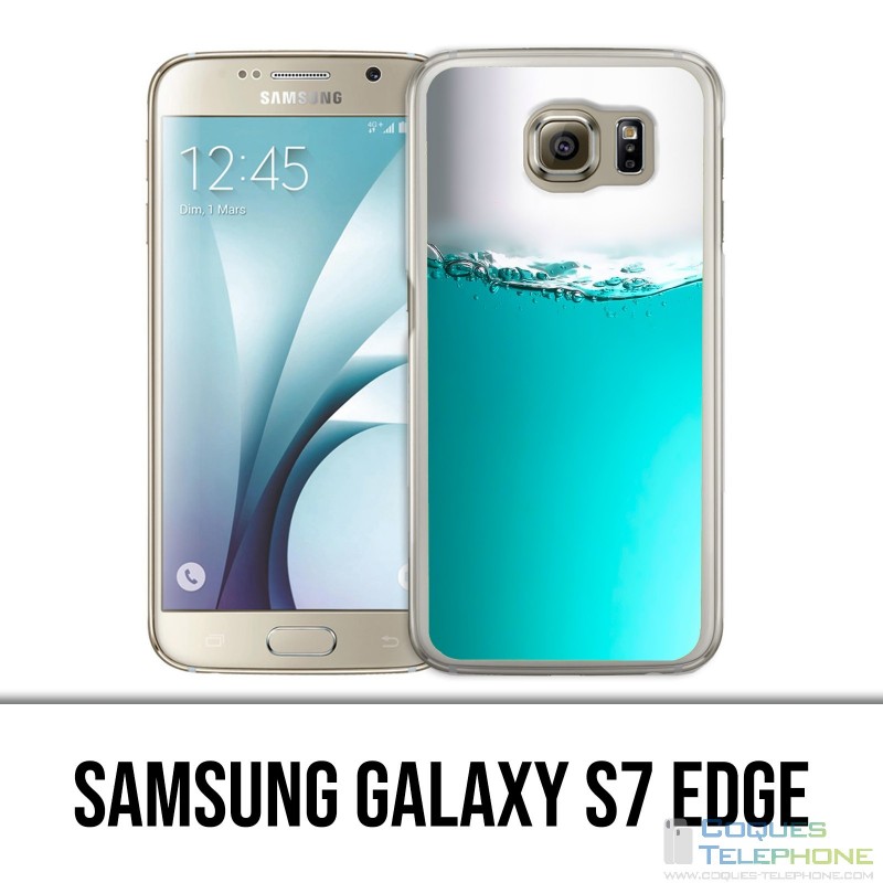 Custodia edge Samsung Galaxy S7 - Acqua