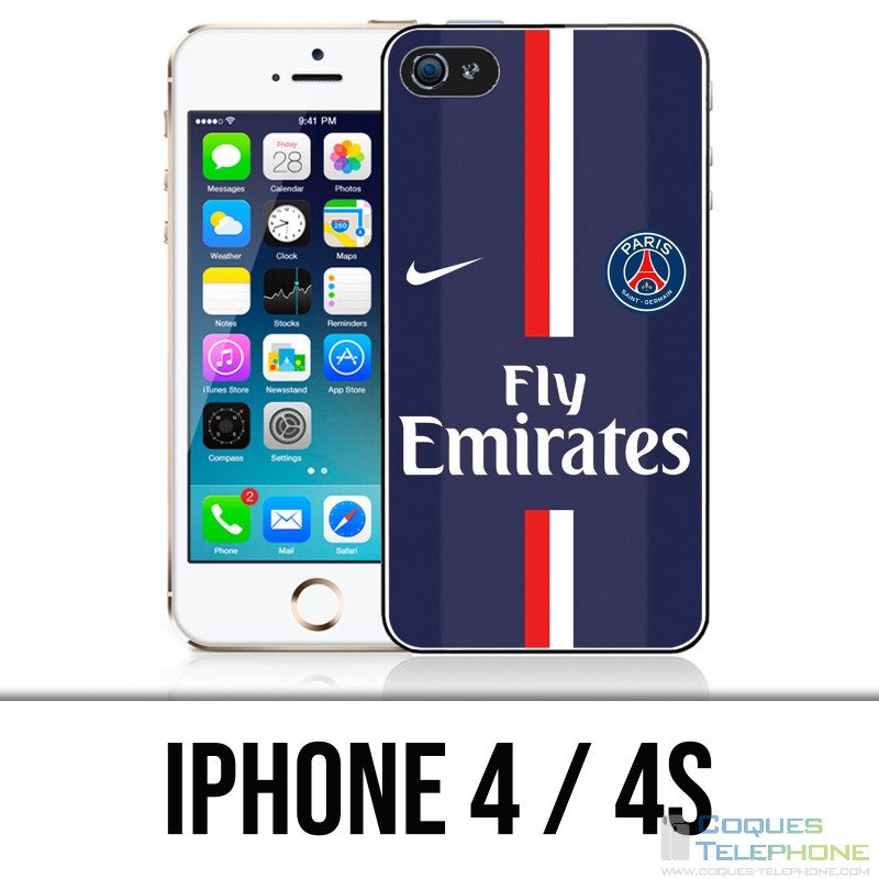 Custodia per iPhone 4 / 4S - Paris Saint Germain Psg Fly Emirato