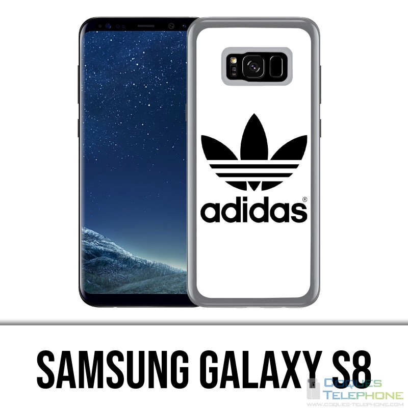 moneda Parcialmente Sumergir Funda Samsung Galaxy S8 - Adidas Classic White