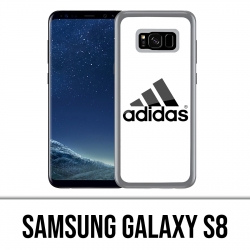 Samsung Galaxy S8 Hülle - Adidas Logo Weiß