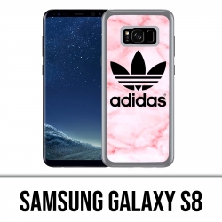 Samsung Galaxy S8 case - Adidas Marble Pink