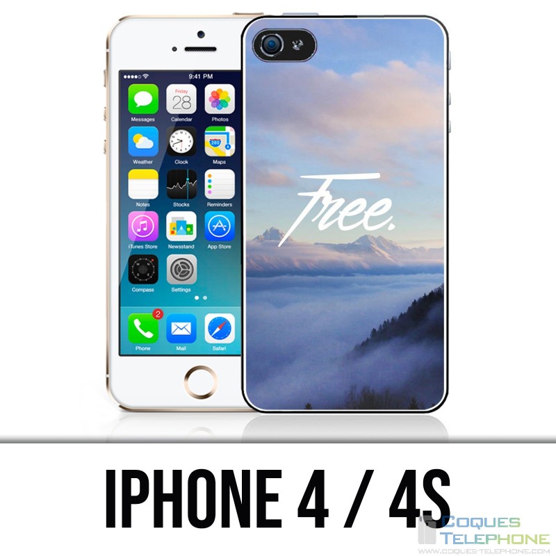 Funda iPhone 4 / 4S - Paisaje de montaña gratis