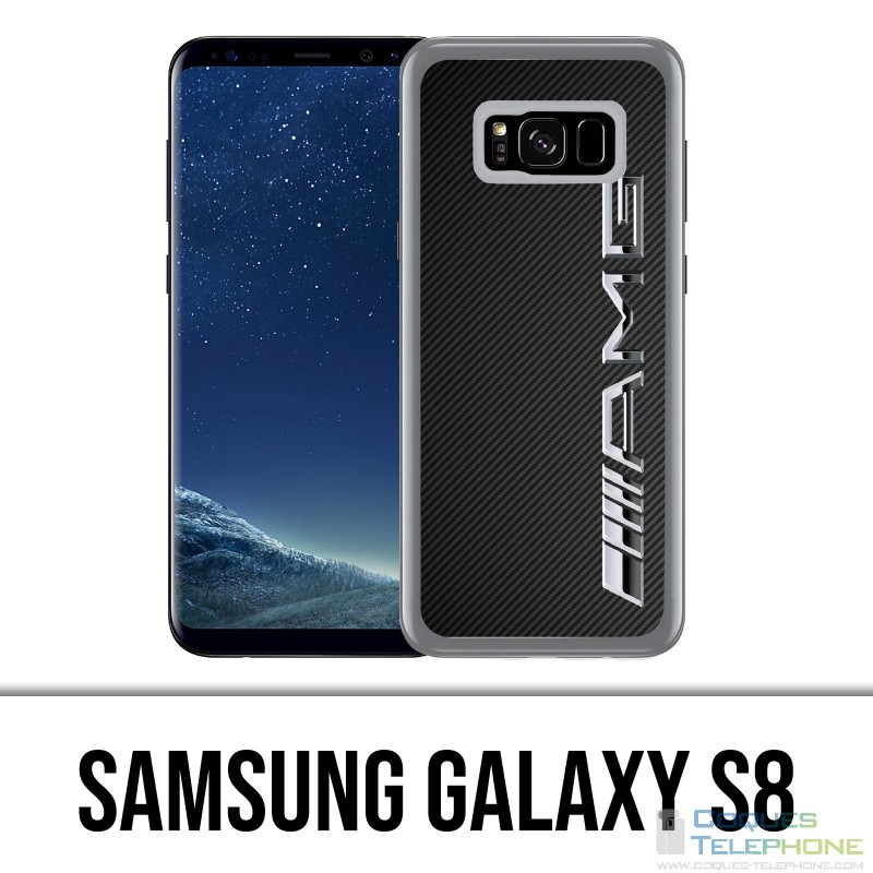 Carcasa Samsung Galaxy S8 - Logotipo Amg Carbon