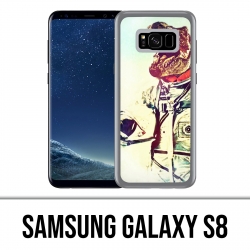 Custodia Samsung Galaxy S8 - Dinosauro animale astronauta