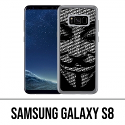 Coque Samsung Galaxy S8 - Anonymous 3D