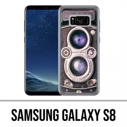 Samsung Galaxy S8 Case - Vintage Black Camera