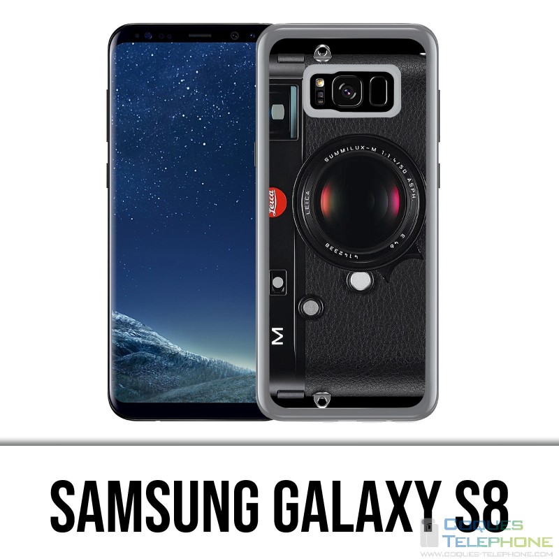 Samsung Galaxy S8 Hülle - Vintage Kamera