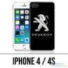 Coque iPhone 4 / 4S - Peugeot Logo