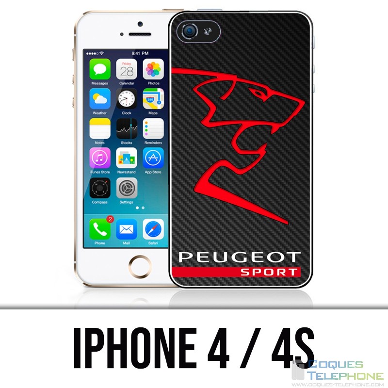 Coque iPhone 4 / 4S - Peugeot Sport Logo