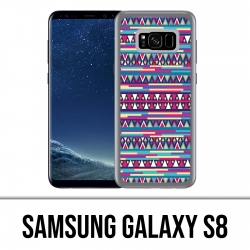 Samsung Galaxy S8 Case - Pink Azteque