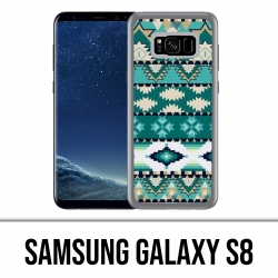 Samsung Galaxy S8 Case - Green Azteque