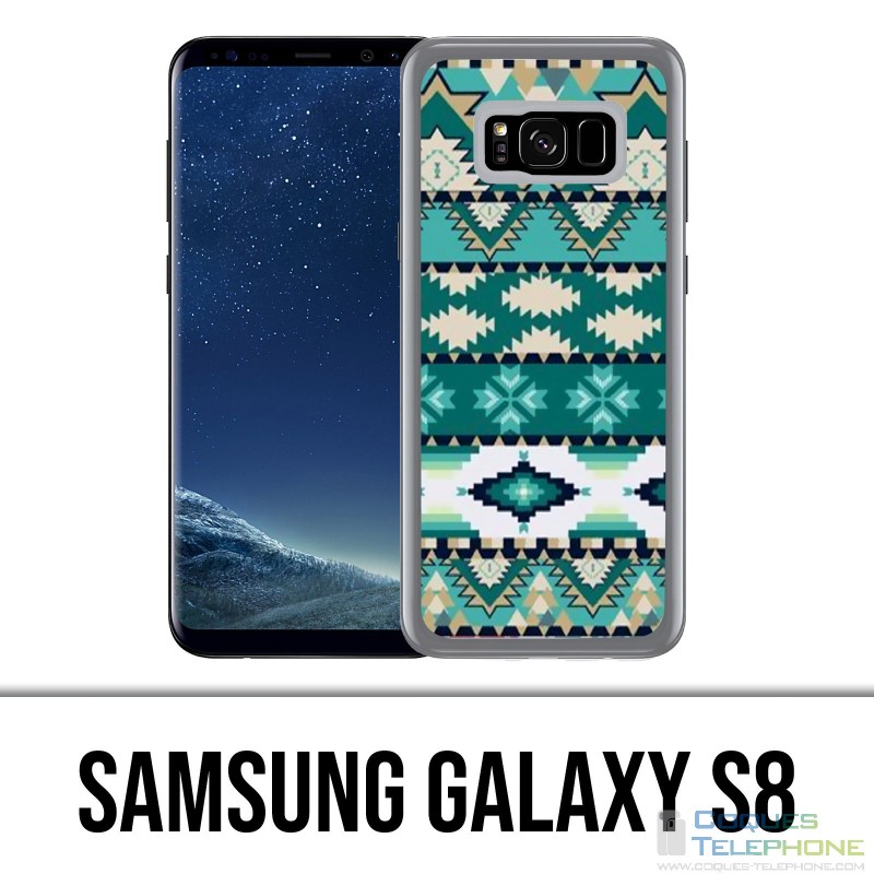 Custodia Samsung Galaxy S8 - Azteque verde
