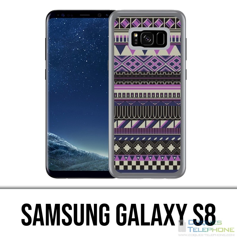 Custodia Samsung Galaxy S8 - Viola Azteque