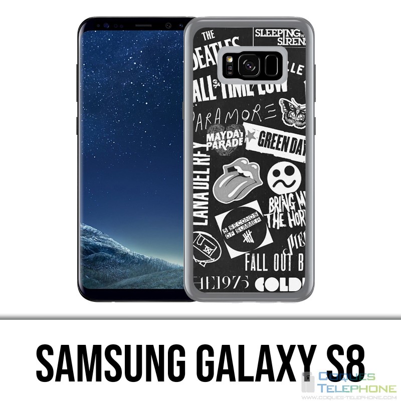 Samsung Galaxy S8 Hülle - Rock Badge