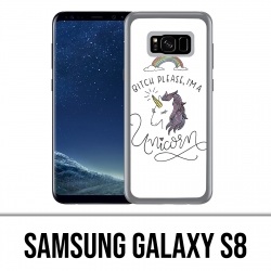 Coque Samsung Galaxy S8 - Bitch Please Unicorn Licorne