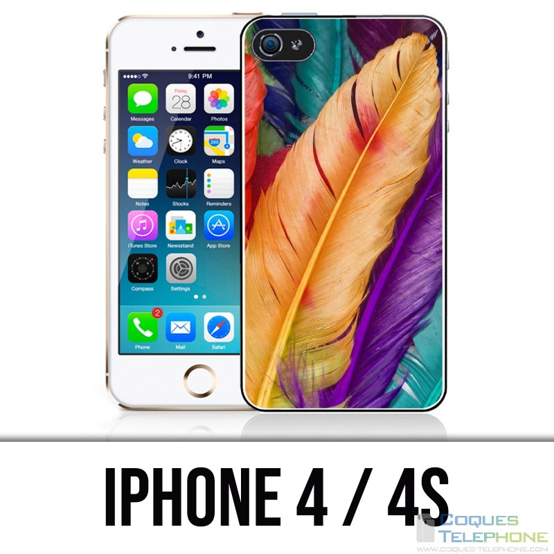 Custodia per iPhone 4 / 4S - Piume