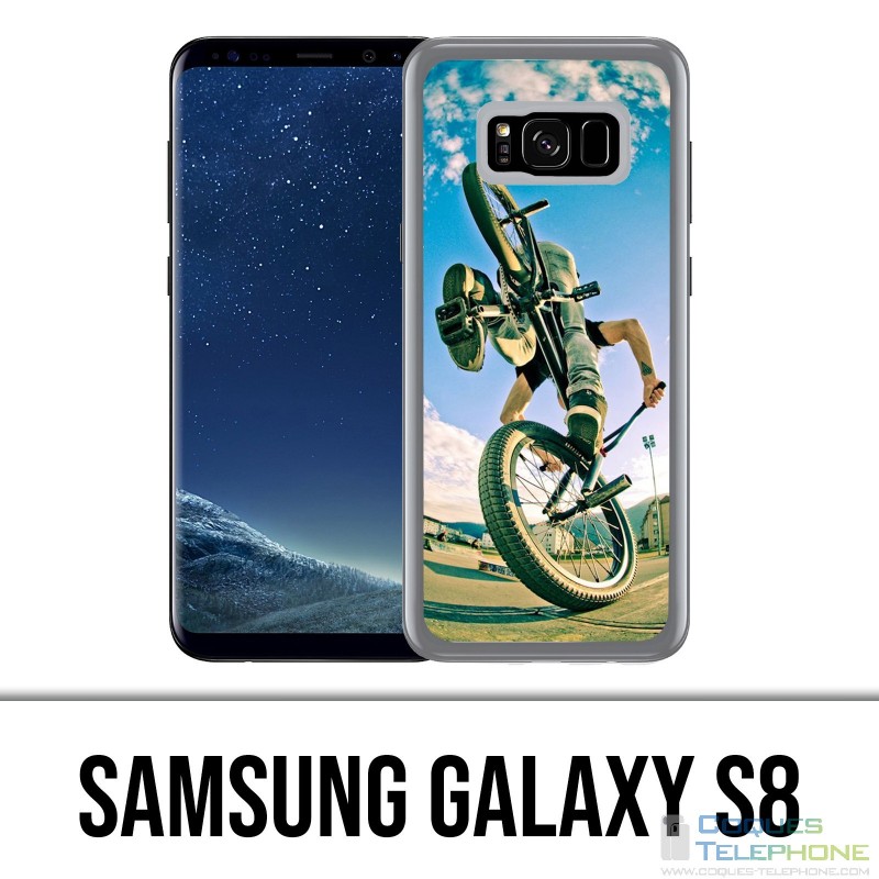 Samsung Galaxy S8 Hülle - Bmx Stoppie