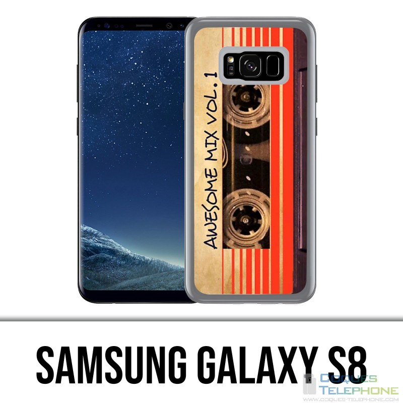Samsung Galaxy S8 Hülle - Vintage Audio Kassette Guardians Of The Galaxy