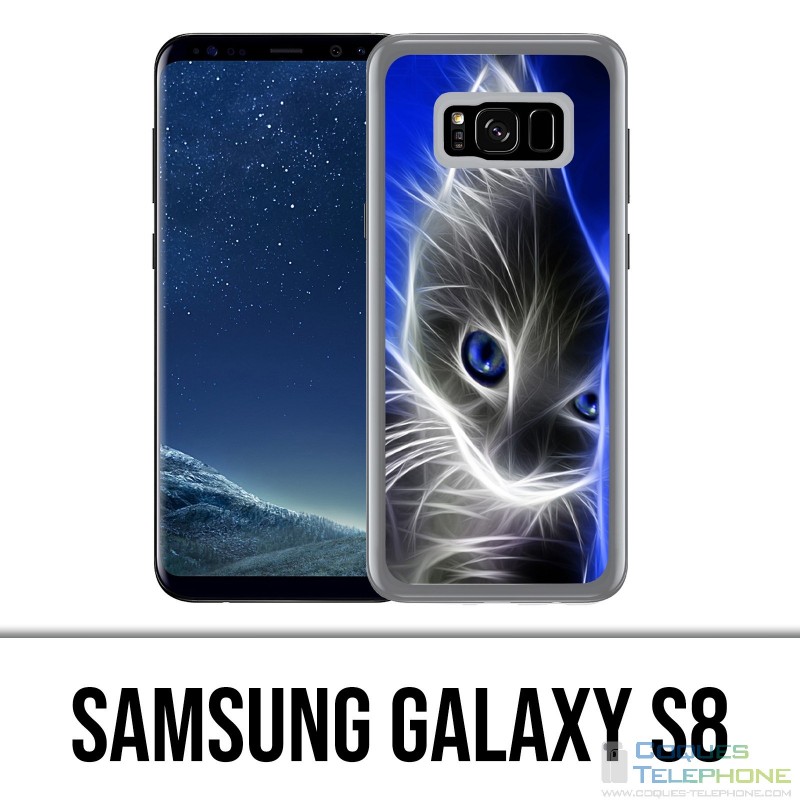 Samsung Galaxy S8 case - Cat Blue Eyes