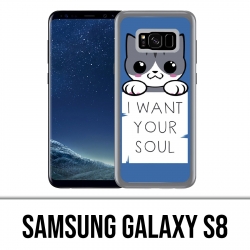 Samsung Galaxy S8 Hülle - Chat Ich will deine Seele