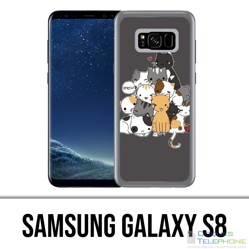 Coque Samsung Galaxy S8 - Chat Meow