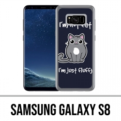 Samsung Galaxy S8 Case - Cat Not Fat Just Fluffy