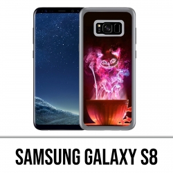 Carcasa Samsung Galaxy S8 - Taza Gato Alicia en el País de las Maravillas