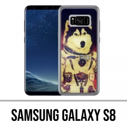 Coque Samsung Galaxy S8 - Chien Jusky Astronaute