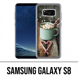 Samsung Galaxy S8 Hülle - Marshmallow aus heißer Schokolade