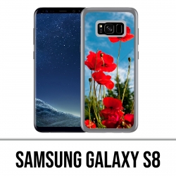Custodia Samsung Galaxy S8 - Poppies 1