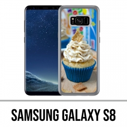 Samsung Galaxy S8 Hülle - Blauer Cupcake