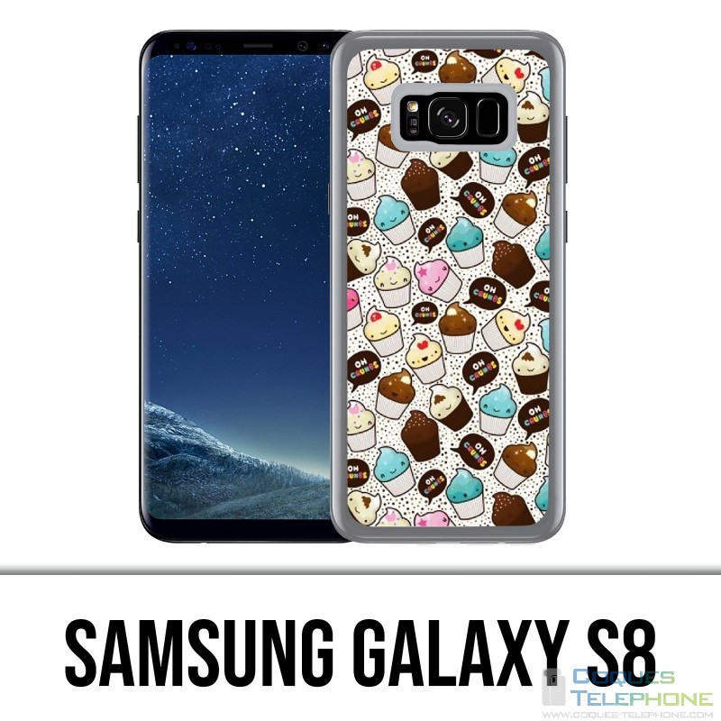 Funda Samsung Galaxy S8 - Kawaii Cupcake