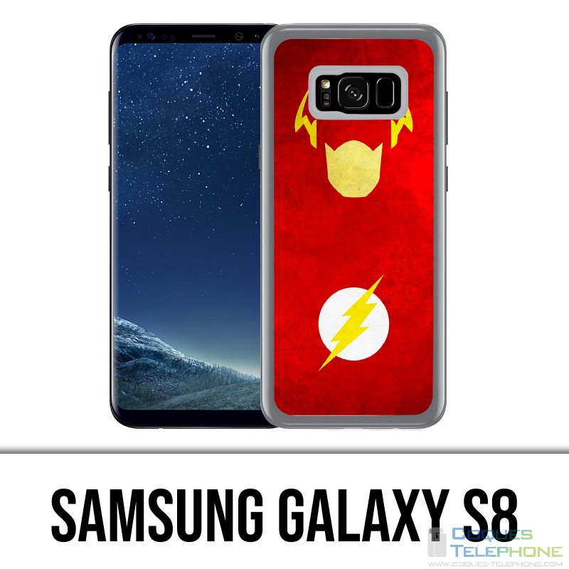 Carcasa Samsung Galaxy S8 - Dc Comics Flash Art Design