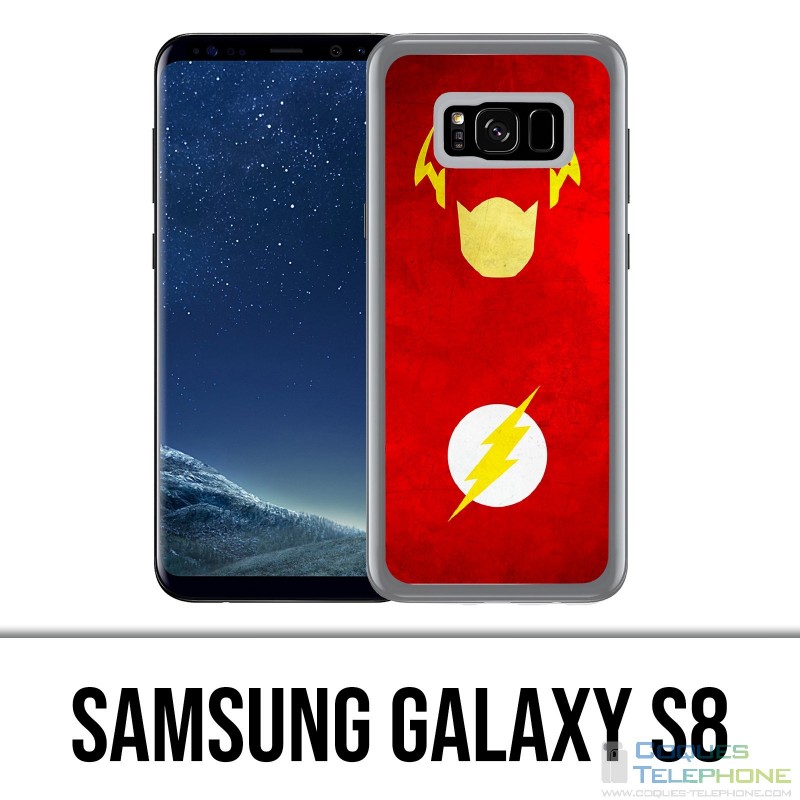 Samsung Galaxy S8 Case - Dc Comics Flash Art Design