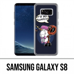 Samsung Galaxy S8 Hülle - Deadpool Flauschiges Einhorn